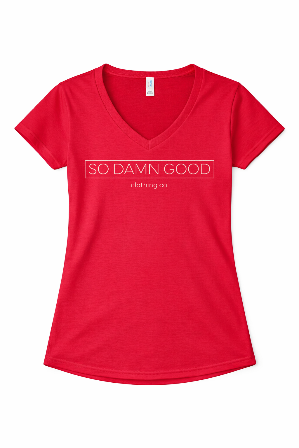 Women's Linear V-Neck Tee